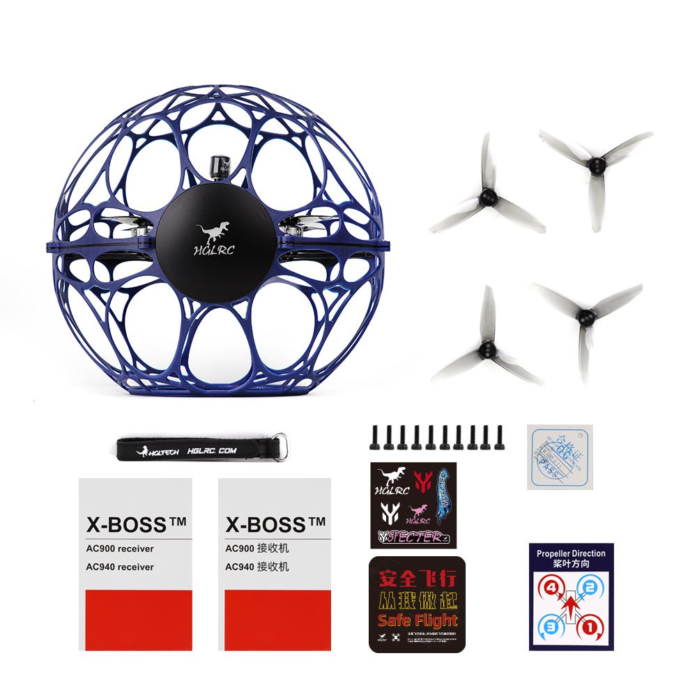 HGLRC Ares DS230 Drone Soccer RTF Kit FPV Analog version