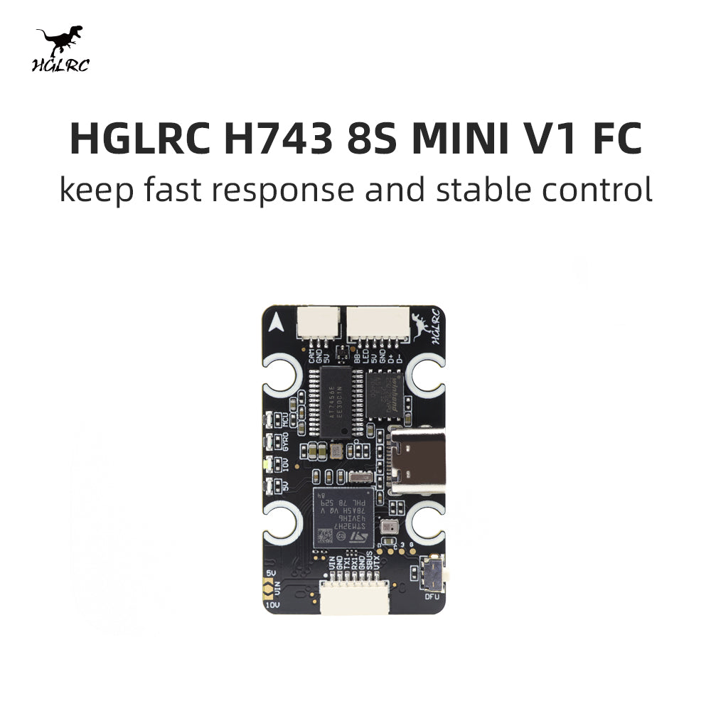 HGLRC H743 8S MINI V1 FC 60A 4IN1 6S BLS MINI ESC – HGLRC Company