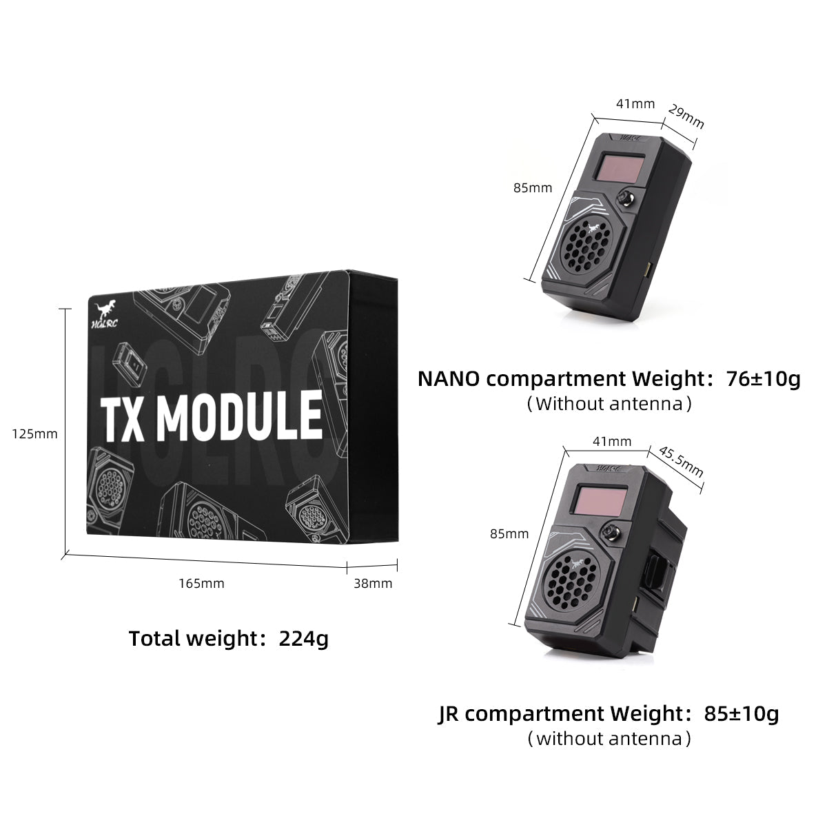 Tx Control Module HGLRC ELRS T ONE TX Module – HGLRC Company