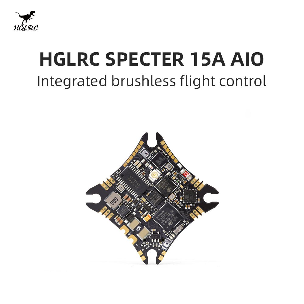 HGLRC SPECTER 15A ELRS AIO 2-4S 4-in-1 AIO FC for FPV drone HGLRC SPECTER 15A ELRS AIO 2-4S 4-in-1 AIO FC for FPV drone